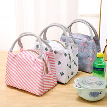 New Fresh Insulation Cold Bales Thermal Oxford Lunch Bag Waterproof Convenient Leisure Bag Cute Flamingo Cuctas Tote 1PC 2024 - buy cheap