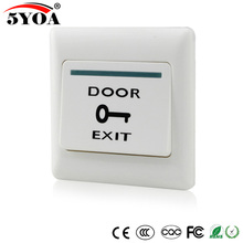 5yoa-interruptor com botão de liberação de porta e saída, eletrônico, sistema de controle de acesso, fechadura eletrônica, sensor, acesso 2024 - compre barato