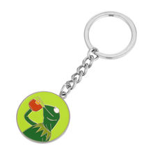 Kermit Frog Drinking Tea That's None of My Business Keyring Key chain 2024 - buy cheap