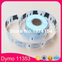 5 Rolls Dymo Compatible Label 11353 Free Shipping Dymo11353 Labels 24 x 12mm 1000pcs 2024 - buy cheap