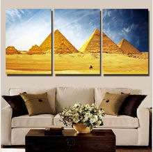 Printed Fabric Factory Shop Free Shipping Cross Stitch Kit 3D Solid Triplet Golden Desert Pyramid  Hot Sell 2024 - buy cheap