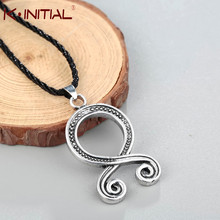 Kinitial Troll Cross Charm Necklace Retro Folklore Vikings Protection Pagan Symbol Runes Amulet Norse Pendants Necklaces Jewelry 2024 - buy cheap