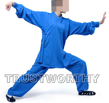 22 цвета Индивидуальные унисекс льняные Wudang Кунг Фу комплекты одежды taoist халат форма для Тай Чи taiji костюмы для боевых искусств 2024 - купить недорого