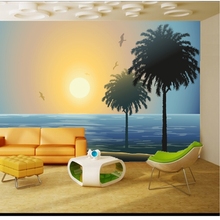 Custom children wallpaper. Hand-painted sea for children's room living room TV backdrop waterproof papel de parede 2024 - buy cheap