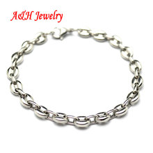 10pcs New Arrival High Quality 316L Stainless Steel 5mm Wide Chain Bracelets For Men and Women 2024 - buy cheap