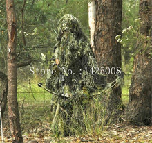 3D Grass  Forest  Ghillie Suit  thicker and heavier Sniper tactical hunting clothing yowie paintball  Suit Camouflage 2024 - buy cheap