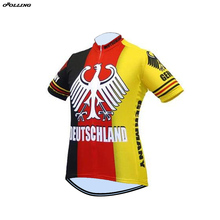 Camisa clássica do time alemão, camiseta para ciclismo personalizada 2024 - compre barato