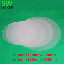 Пластина из матового боросиликатного стекла для 3D-принтера SWMAKER, круглая, диаметр 170 мм/180 мм/200 мм/220 мм/240 мм/260 мм/300 мм * 3 мм 2024 - купить недорого