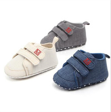 Moda sapatos de bebê nova primavera outono infantil antiderrapante primeiros caminhantes recém-nascidos menino menina algodão sapatos esportivos 2024 - compre barato