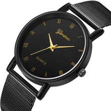 2020 moda unissex pulseira casal relógios analógico relógio de quartzo malha aço relógios de pulso feminino hora relogio feminino amante relógio 2024 - compre barato