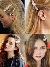 Dvacaman Trendy Simulated Pearl Hair Clip for Women Wedding Hair Pins Jewelry Accessories Kid's  Bobby Pin Christmas Gifts AK19 2024 - buy cheap