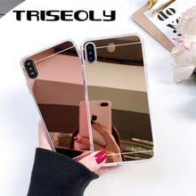 TRISEOLY Fashion Rose Gold Mirror Case For Huawei Mate 20 Lite Cases 6.3" TPU Phone For Huawei Mate 20 Lite Cover Coque Capa 2024 - buy cheap