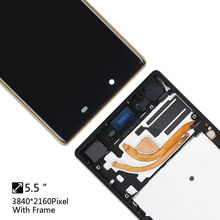 Marco completo de 5,5 "para SONY Xperia Z5 Premium, pantalla LCD, montaje de digitalizador con pantalla táctil, Z5 PLUS E6853 E6883 2024 - compra barato