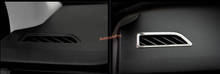 Автомобильный Стайлинг стальная матовая приборная панель верхний кондиционер вентиляционное отверстие крышка отделка 2 шт для Skoda Octavia MK3 A7 2015 2016 2024 - купить недорого