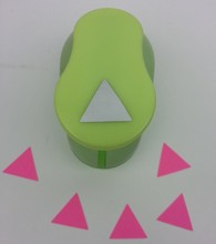 Free Shipping 1"(1.9cm) triangle shape EVA foam punches paper punch for greeting card handmade DIY scrapbook craft punch machine 2024 - buy cheap