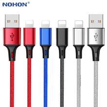 USB Charger Cable For iPhone 6s 6 s 7 8 Plus 11 Pro Xs Max XR X 5s SE iPad Nylon Fast Charging Cord Data Long Wire 50cm 1M 2M 3M 2024 - buy cheap