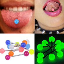 Juego de 10 unids/set de barras luminosas para pendientes, Piercing para el cuerpo, joyería 2024 - compra barato