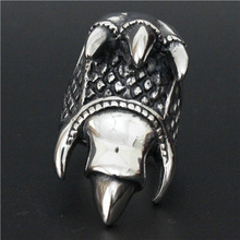 Amazing Design Huge Heavy Dinosaur Claw 316L Stainless Steel Cool Man Jurassic Animal Claw Ring 2024 - buy cheap