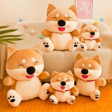 smile creative handsome Shiba inu Plush toys comfortable stuffed Plush Pillow Cute Dog Dolls Birthday present 2024 - buy cheap
