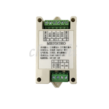 Switch input and output input output 2 way relay output module MODBUS-RTU RS485 communication 2024 - buy cheap