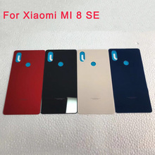 Carcasa trasera para Xiaomi 8 Mi 8SE Mi8 mi8se, 100% Original, cristal 3D, cubierta de batería, piezas de repuesto 2024 - compra barato