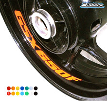 Pegatinas de Borde Interior personalizadas para SUZUKI GSX650F, reflectantes, rayas, 8 Uds. 2024 - compra barato