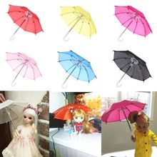 Colorido mini guarda-chuva chuva engrenagem para blythe boneca americana 18 Polegada acessórios do bebê fotografia adereços crianças brinquedo 2024 - compre barato