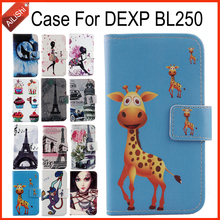 Ailishi caso quente para dexp bl250 luxo flip plutônio pintado couro caso bl250 dexp exclusivo 100% especial capa de telefone pele + rastreamento 2024 - compre barato