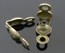 8SEASONS 500PCs Bronze Tone Charlotte Necklace Crimps Beads Tips 8*4mm (B04410) 2024 - buy cheap