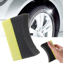 Car Professional Tyre Tire Dressing Applicator Curved Foam Sponge Pad Dropshipping 2024 - buy cheap