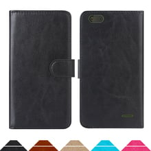 Funda billetera de lujo para Gigaset GS100, cubierta Retro de cuero PU con tapa, correa de moda magnética 2024 - compra barato