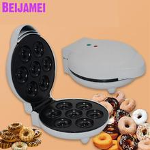 Alta Qualidade 220 V Não-pau Elétrico Donut Que Faz A Máquina Para Fazer Crepes Mini Donut Máquina De Waffle Para Ferramenta Da Cozinha do Agregado Familiar 2024 - compre barato