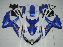 for Suzuki GSXR600 2008 - 2010 K8 Body Kits GSX-R600 08 10 White Blue Fairings GSXR 600 09 10 Fairing Kits Unpainted 2024 - buy cheap