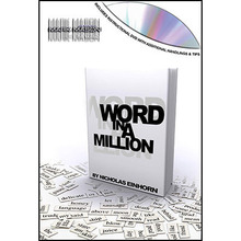 WORD IN A MILLION / WITH DVD AND GIMMICK  close-up stage street bar comedy magic tricks 2024 - buy cheap