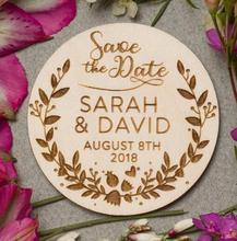 personalize names Wood guest Favors Save the date magnets/Rustic Wood Vines Designs Wedding Party Home Decorations gifts 2024 - buy cheap