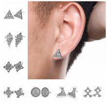 CHENGXUN Viking Slavic Amulet Slavic Symbol Earrings Unisex Runes Retro Men Jewelry Nordic Stud Earrings  Man 2024 - buy cheap