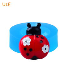 DYL250U 26.2mm Ladybird Silicone Mold - Insect Mold Sugarcraft, Food Safe, Fondant, Gum Paste Cookie, Resin, Polymer Clay, Soap 2024 - buy cheap