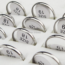 Never Fade Wholesale Jewelry Lots 100pcs Stainless steel Arc Plain Silver Rings Joint Ring Mens Womens Rings Free Shipping A351 2024 - buy cheap