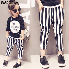 spring autumn female child legging autumn clothing pencil long trousers skinny pants  Leggings Girl Skinny Pants Elastic Waist 2024 - buy cheap