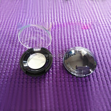 Tarros vacíos de sombra de ojos con sartén de aluminio, tapa elevada transparente, 1ml, polvo de maquillaje compacto, caja de embalaje de cosméticos, 1g, 100 Uds. 2024 - compra barato