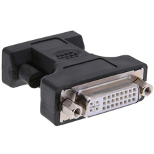 Liga de 24 + CABO Vga MACHO Dvi fêmea Para 15Pin 5Pin Extender Adaptador conector para CONECTAR Hdtv MONITOR Crt projetor 2024 - compre barato