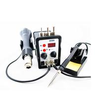 1pc 220V 8586 2 in1 Rework Station Hot Air Gun+Electric Soldering Iron Constant Temperature Anti Static Electric Welding Table 2024 - buy cheap