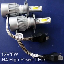 Lâmpada de led para carro, alta qualidade, 12v, cob 9007, h4, h7, h8, h11, hb3, hb4, h1, farol de neblina, automóvel, h3, alta potência, frete grátis, 2 lâmpadas 2024 - compre barato