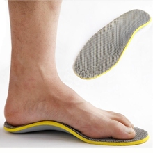 Hot Men Orthopedic Insoles 3D Flatfoot Flat Foot s Orthotic Arch Support Insoles High Arch Shoe Pad Insole 2024 - buy cheap