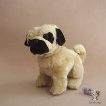 Stuffed Animal Toys  Cute Plush Standing Pug Dog Doll  Children's Educational Toy Gift Store 2024 - buy cheap