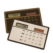 1pcs Fashion Creative Mini Card Calculator Kids Math Supplies Portable Solar Energy Calculator Simples Learning Tool Supplies 2024 - buy cheap