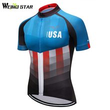 USA Profession Team Cycling Jersey WEIMOSTAR Men Cycling Clothing mtb jersey roupa ciclismo Cycling Wear Bicycle Clothes Tops 2024 - buy cheap