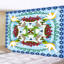 Chic Bohemian Fabric Mandala Floral Carpet Indian Wall Hanging Tapestry Home Decor Fashion Tribal Beach Towel Yoga Shawl Mat 2024 - buy cheap