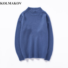 KOLMAKOV-suéter de lana de cachemira para hombre y mujer, jerseys de 8 colores, vestido de primavera, tejido, novedad de 2019 2024 - compra barato