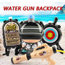 Summer Toy Water Gun Backpack PUBG for Children Kids Playing Water children Weapons Toy Gun Party Favors 2024 - buy cheap